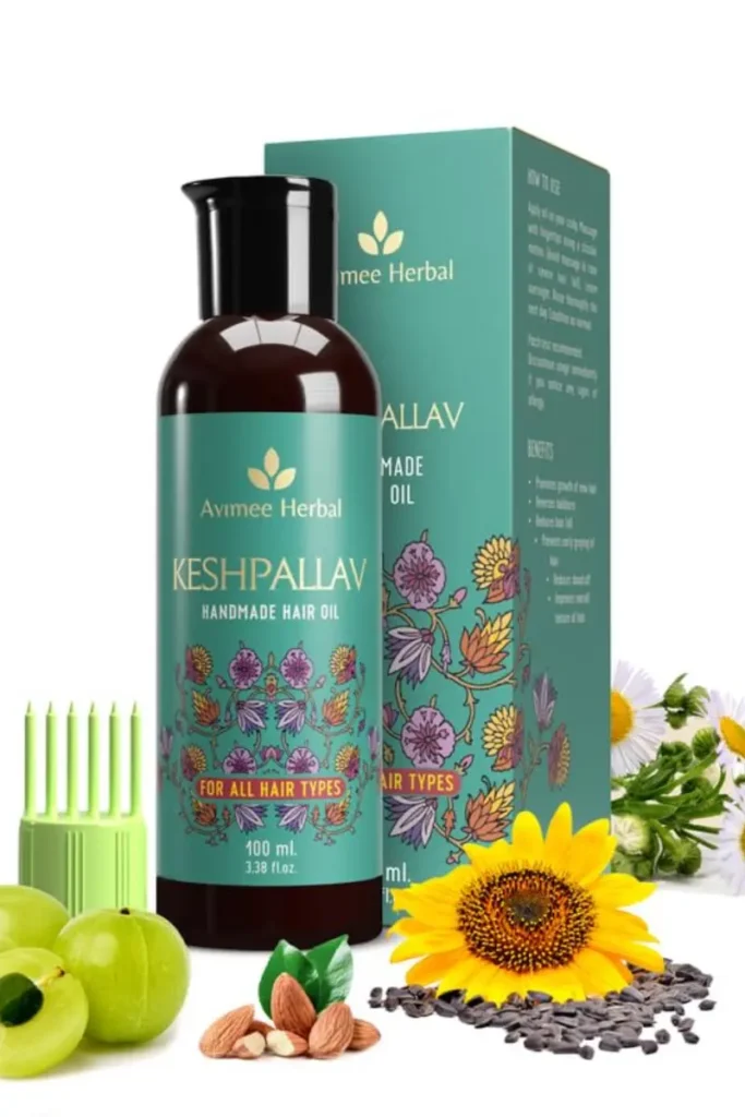 Avimee Herbal Keshpallav Hair Oil For Men & Women